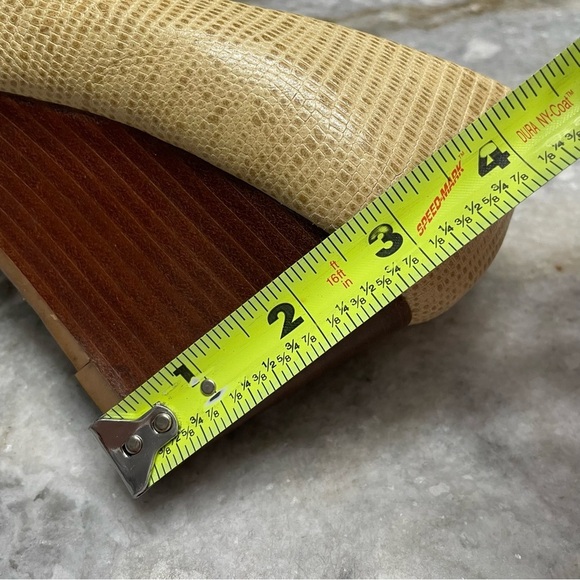 Tory Burch Mini Miller Open-Toe Wedge Shoes in trench tan women’s 8.5 - Picture 13 of 14